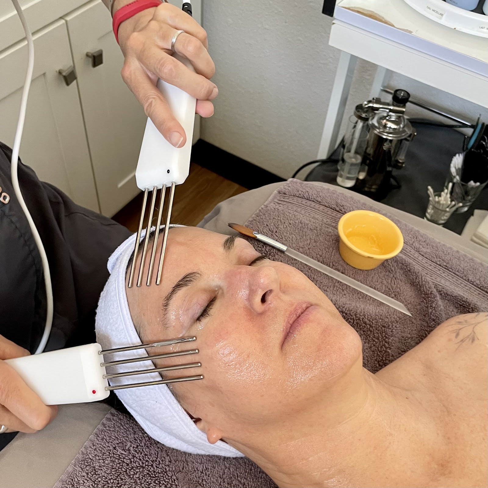 Orange Poppy Spa nail work in Boulder, Colorado